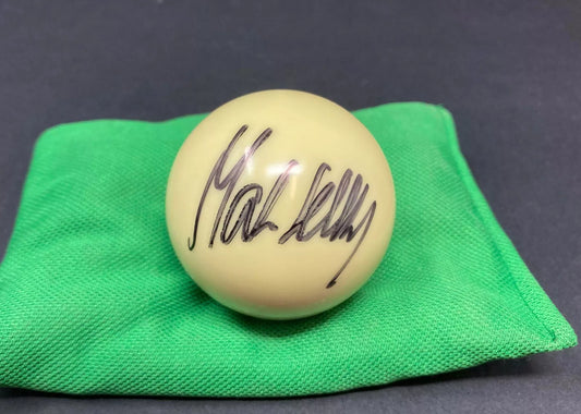 Mark Selby Signed WHITE Snooker Ball + Dealer COA