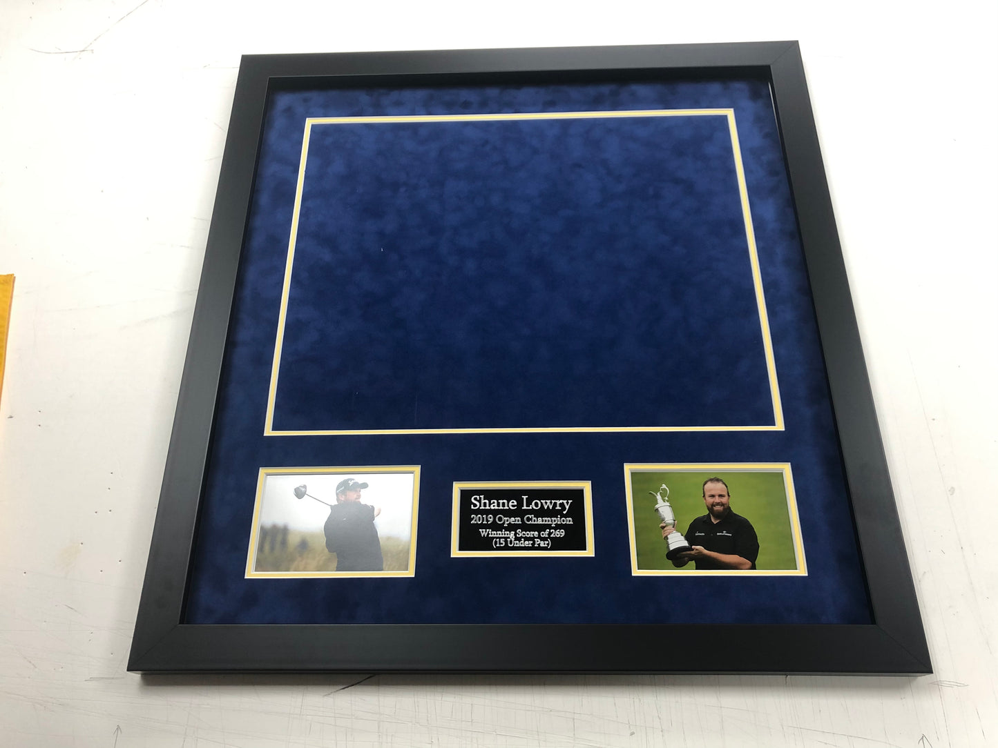Premium Frame Kit - 2019 Open at Royal Portrush Golf Flag (Shane Lowry Won)