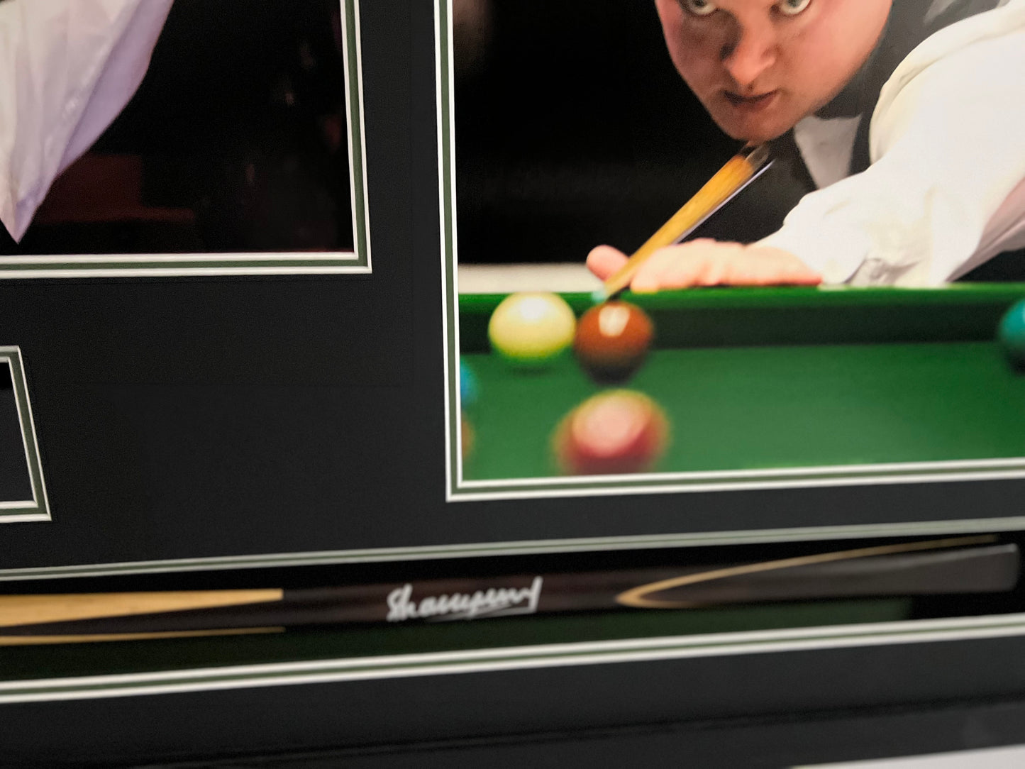 Shaun Murphy Triple Crown Snooker Champion Framed Signed Snooker Cue & Photo Display + Cert