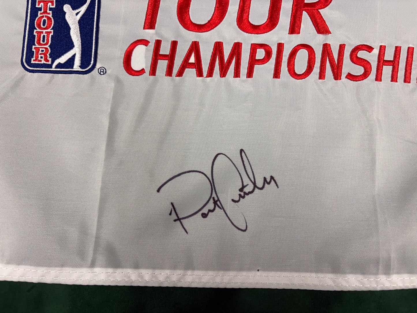 Patrick Cantlay Signed PGA Tour Championship Golf Pin Flag + Dealer COA