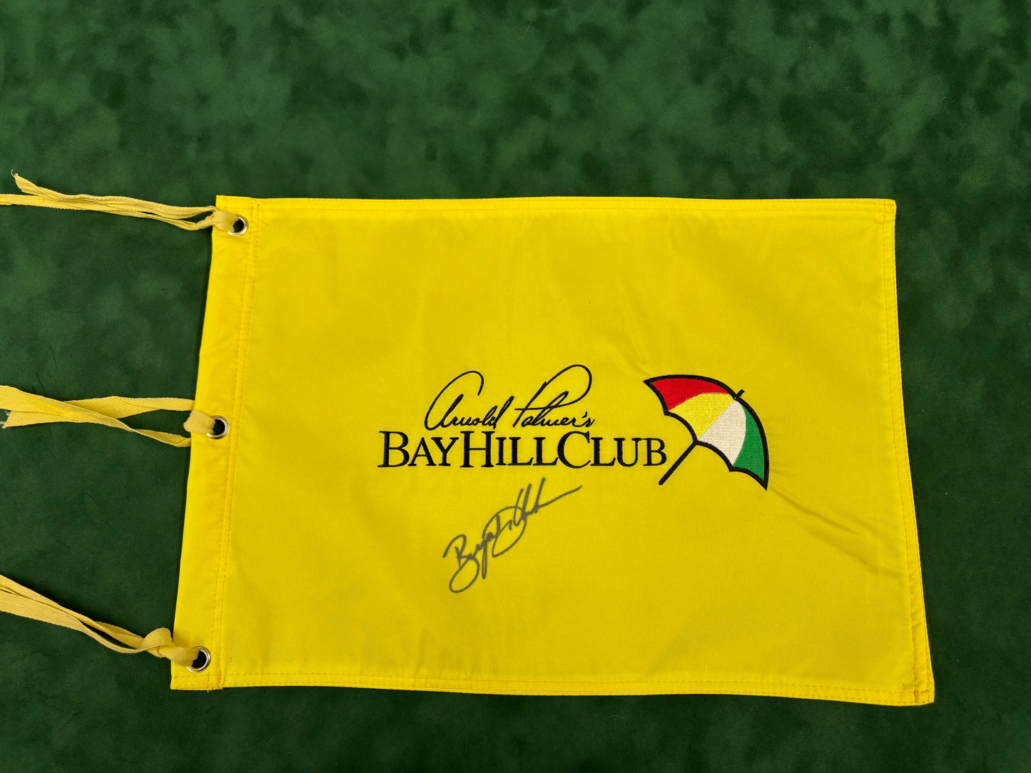 Bryson DeChambeau Rare Signed Arnold Palmer Bay Hill Club Golf Flag + Cert