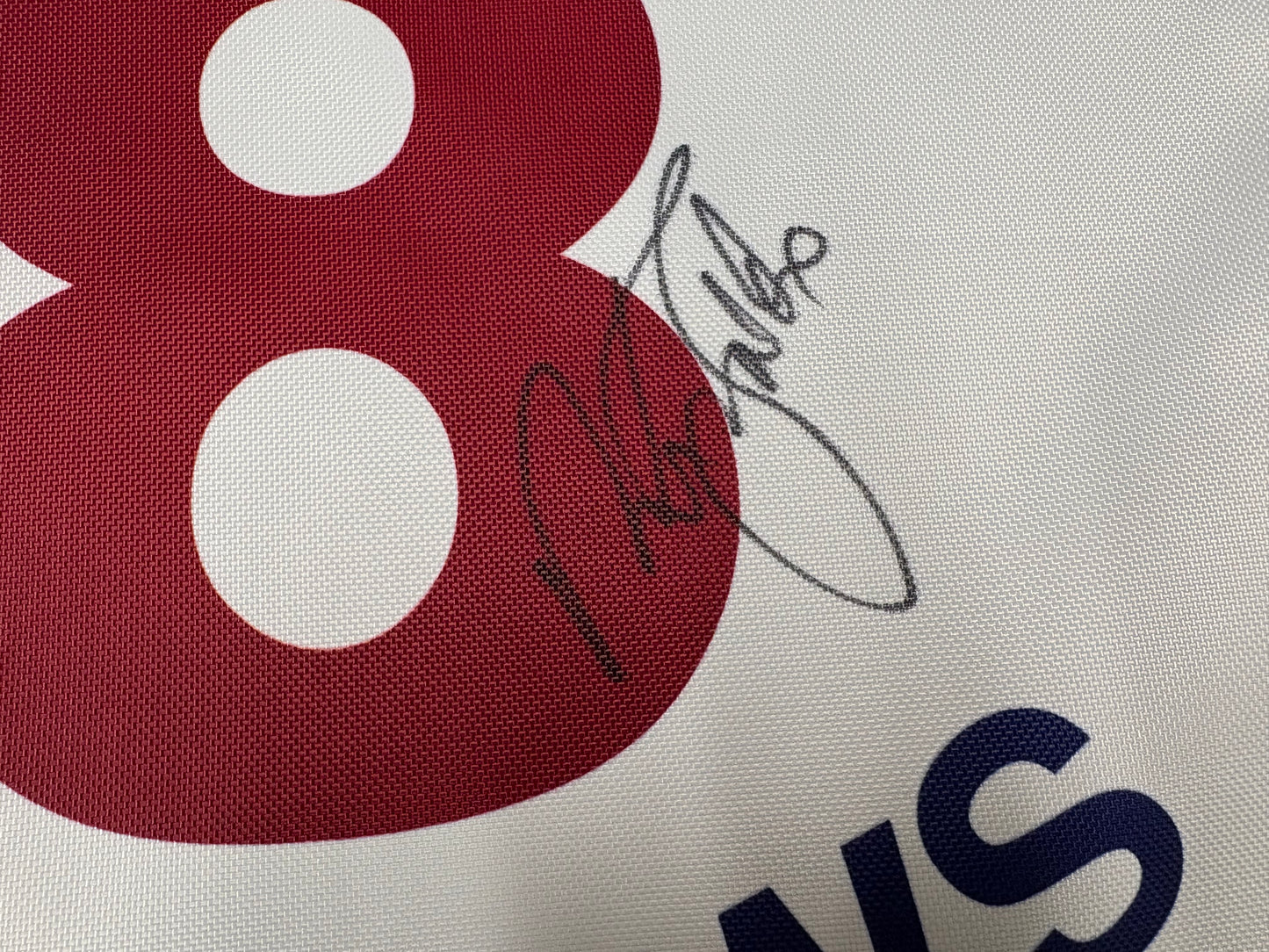 Sir Nick Faldo Winner Signed 119th Open at St Andrews Golf Flag + Dealer COA