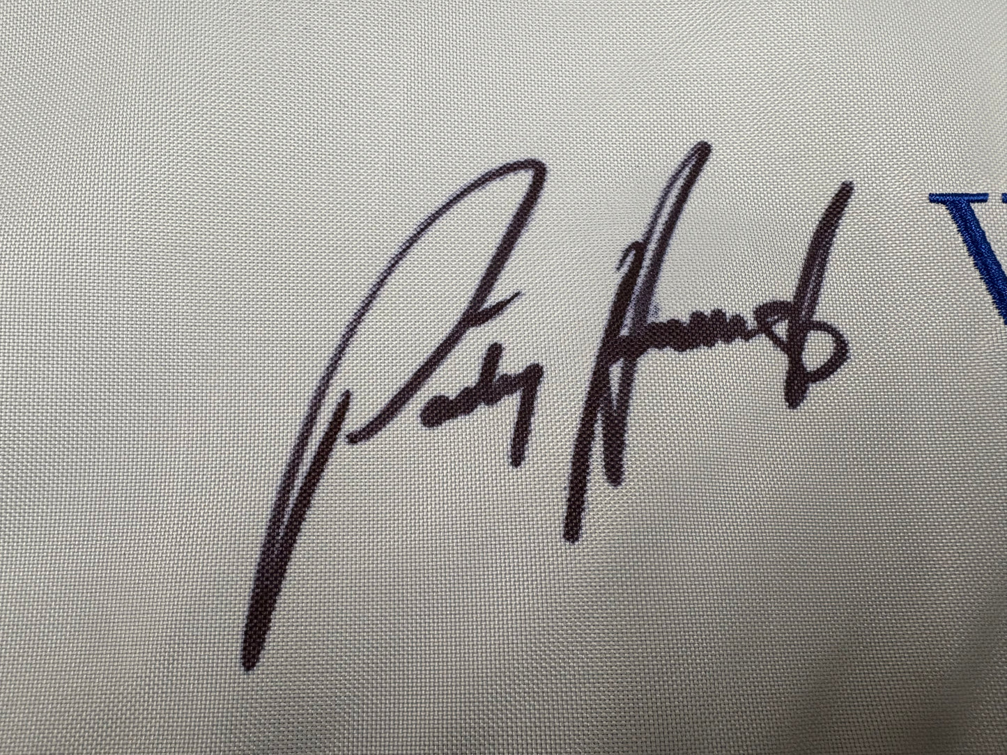 Pádraig Harrington Signed 2020 Ryder Cup at Whistling Straits Golf Pin Flag + Dealer COA