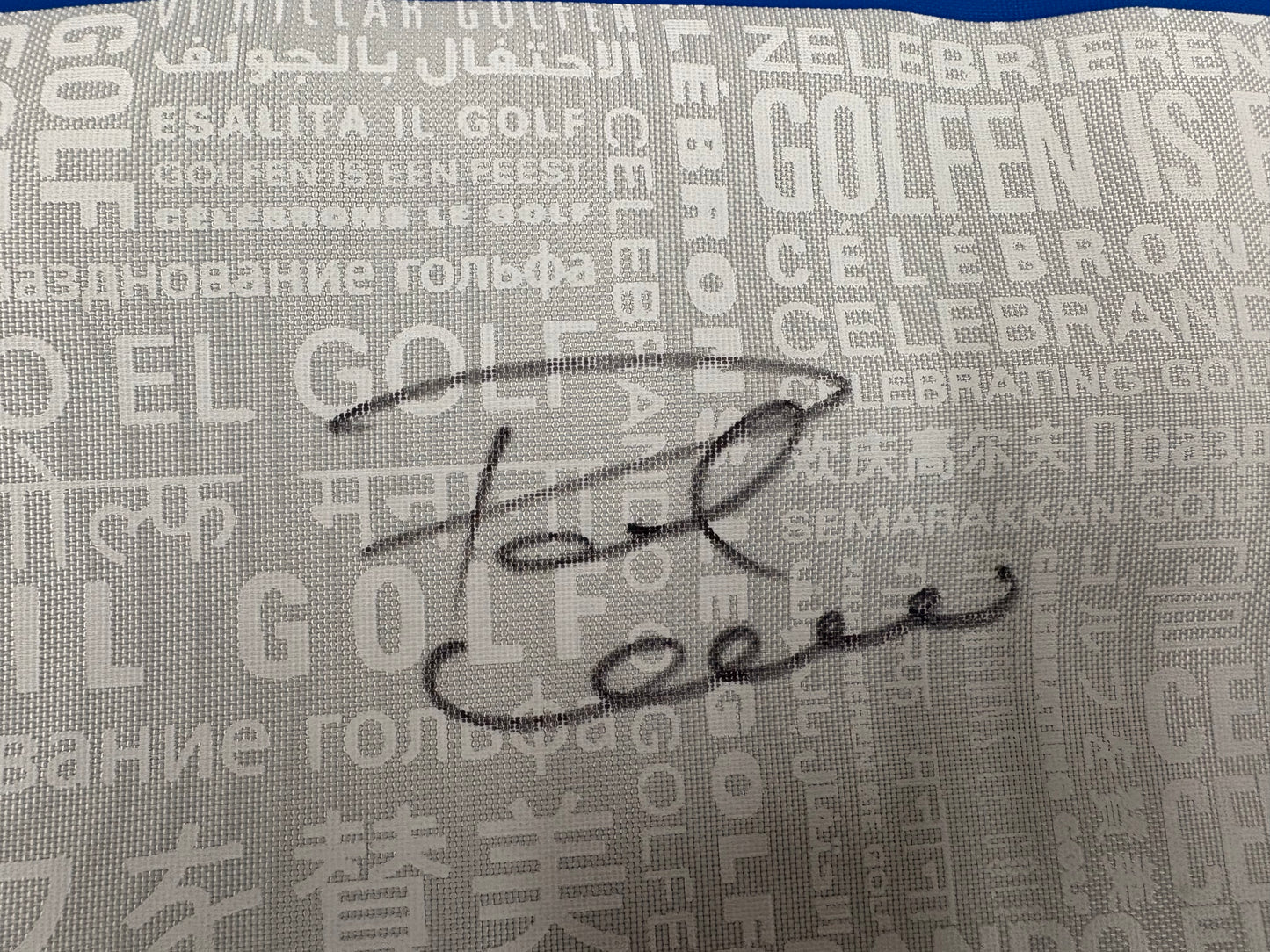 Paul Lawrie Signed European Tour Golf Flag + Dealer COA