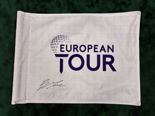Bob MacIntyre Signed European Tour Golf Flag + Dealer COA