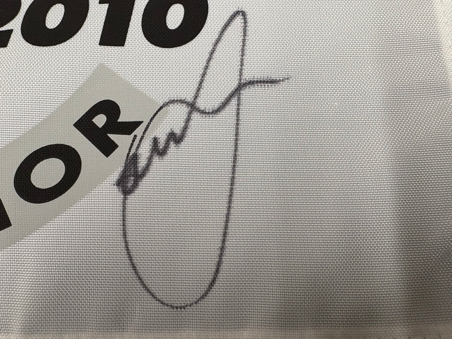 Graeme McDowell Signed 2010 Ryder Cup at Celtic Manor Golf Flag + Dealer COA