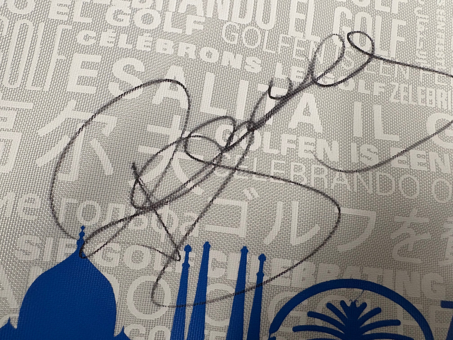 Paul McGinley Signed European Tour Golf Flag + Dealer COA