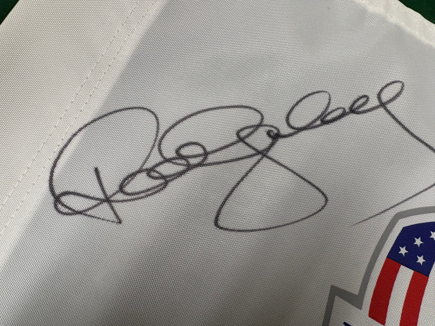 Paul McGinley Signed 2014 Ryder Cup at Gleneagles White Golf Flag + Dealer COA