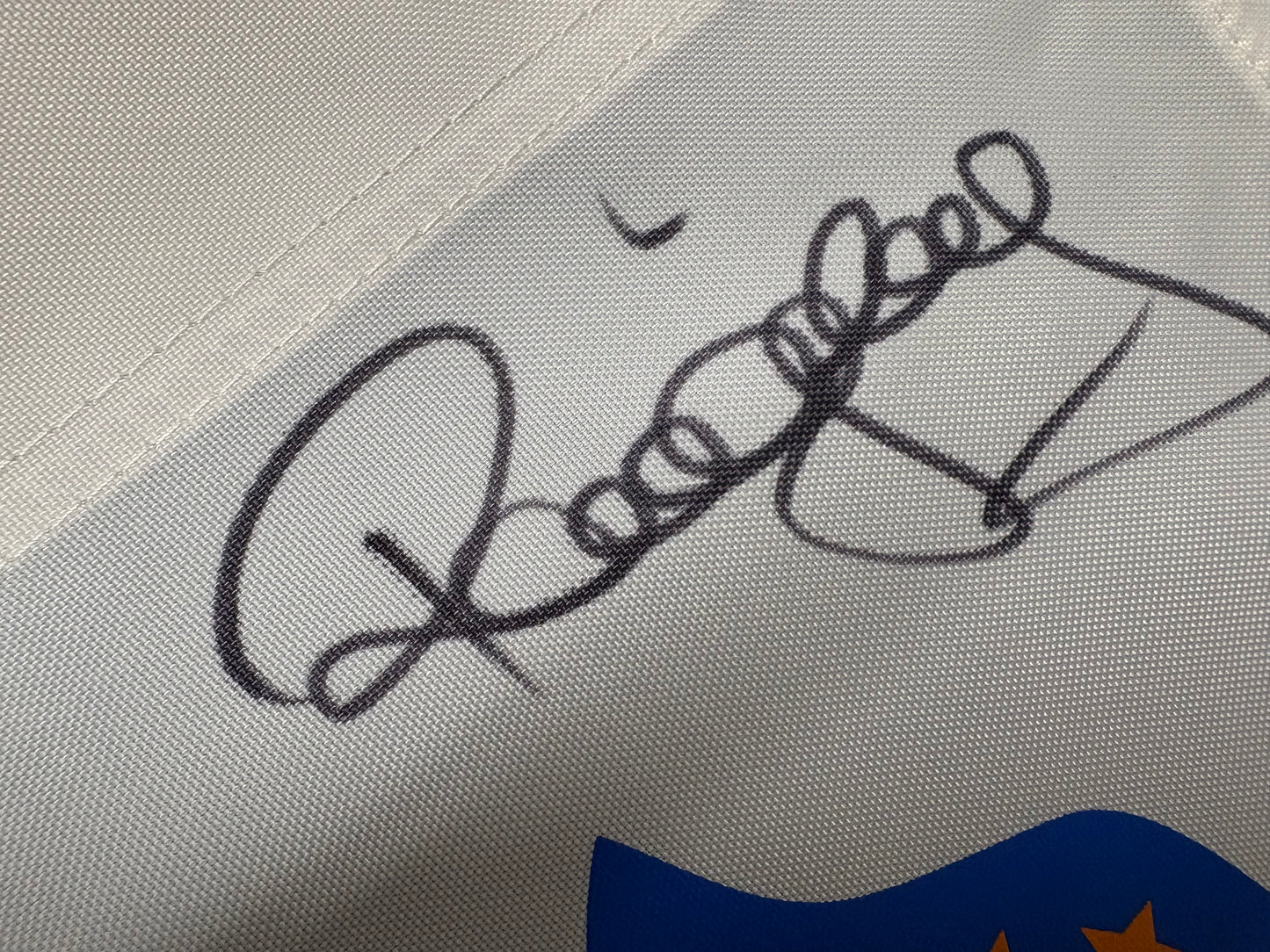 Paul McGinley Signed 2006 Ryder Cup at The K Club Golf Flag + Dealer COA