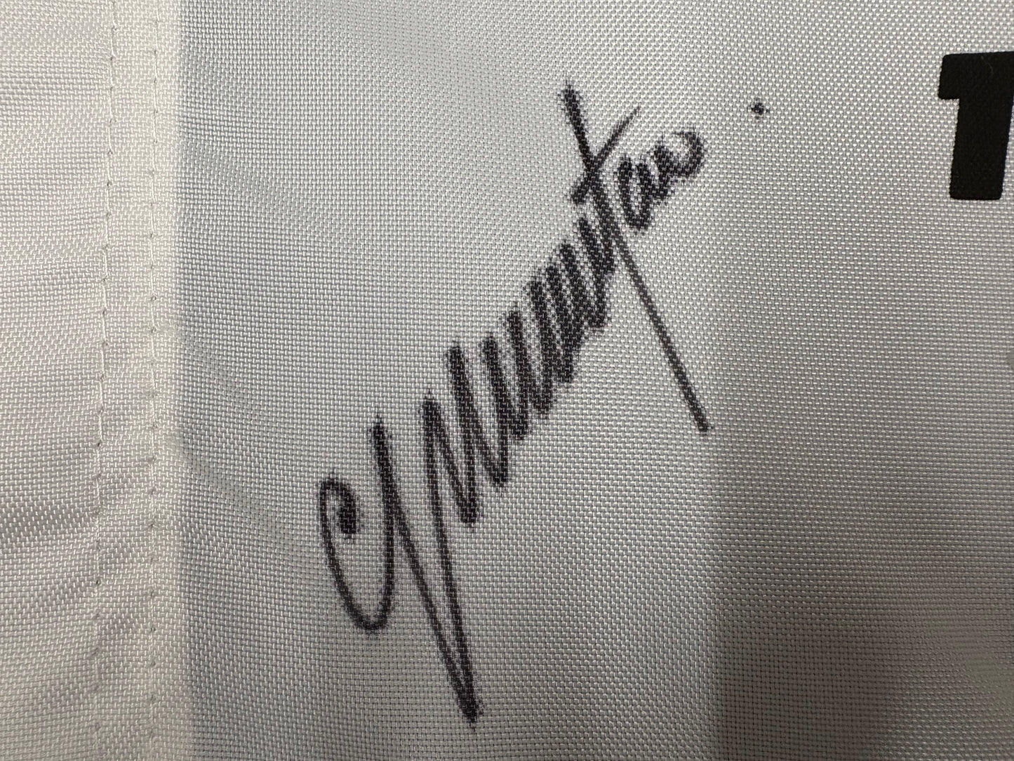 Colin Montgomerie Team Europe Captain Signed 2010 Ryder Cup Golf Flag + Dealer COA