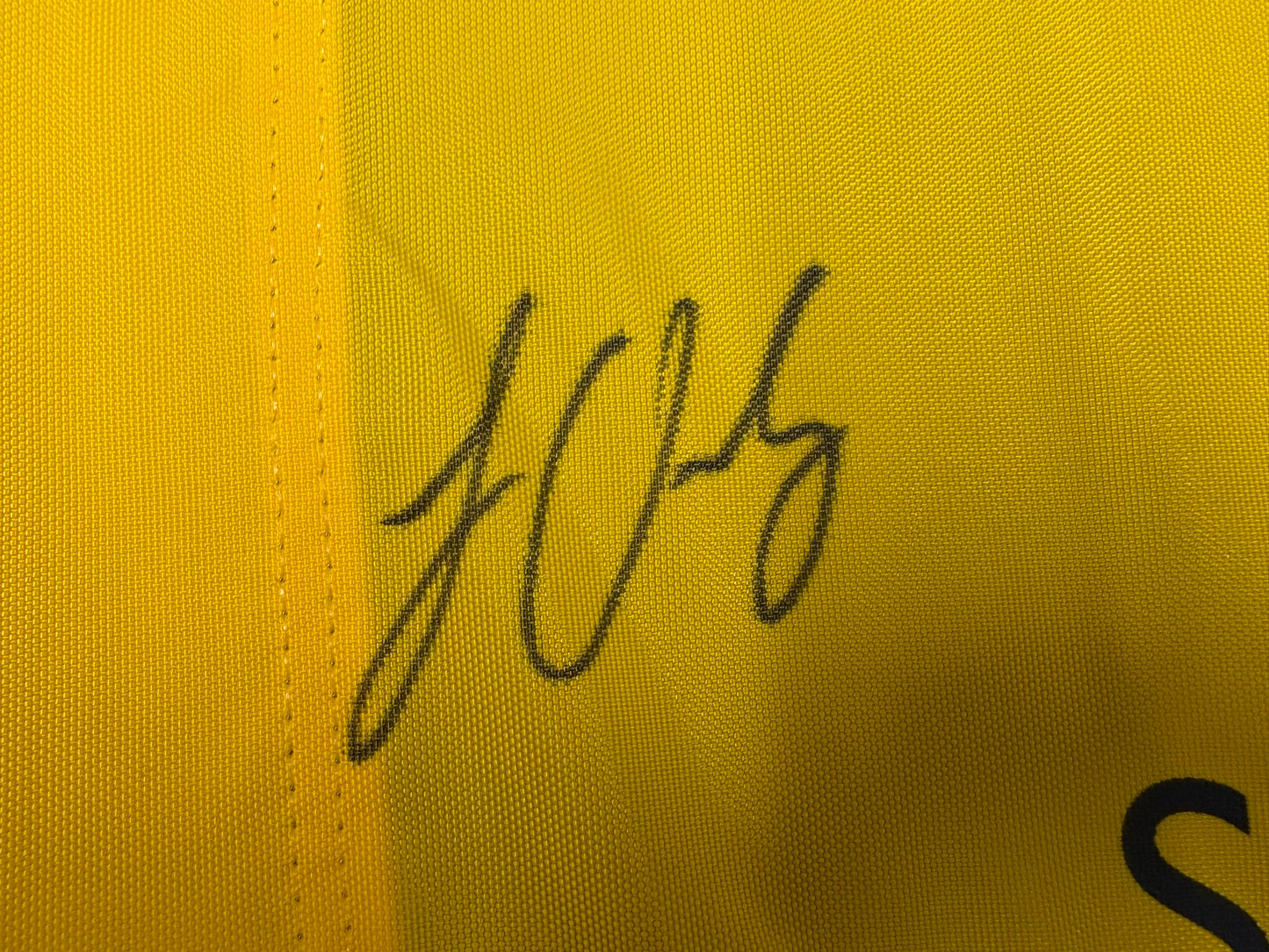 Louis Oosthuizen Winner Signed 2010 Open at St Andrews Golf Flag + Dealer COA