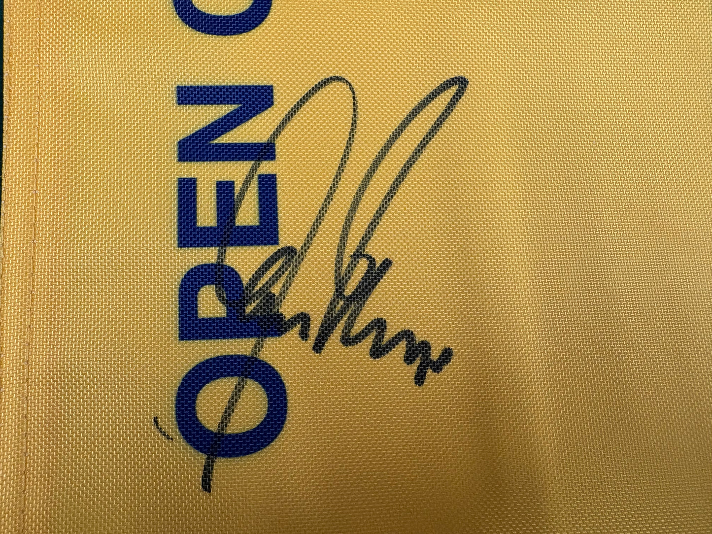 Gary Player Three-Time Open Champion Signed Golf Flag + Dealer COA