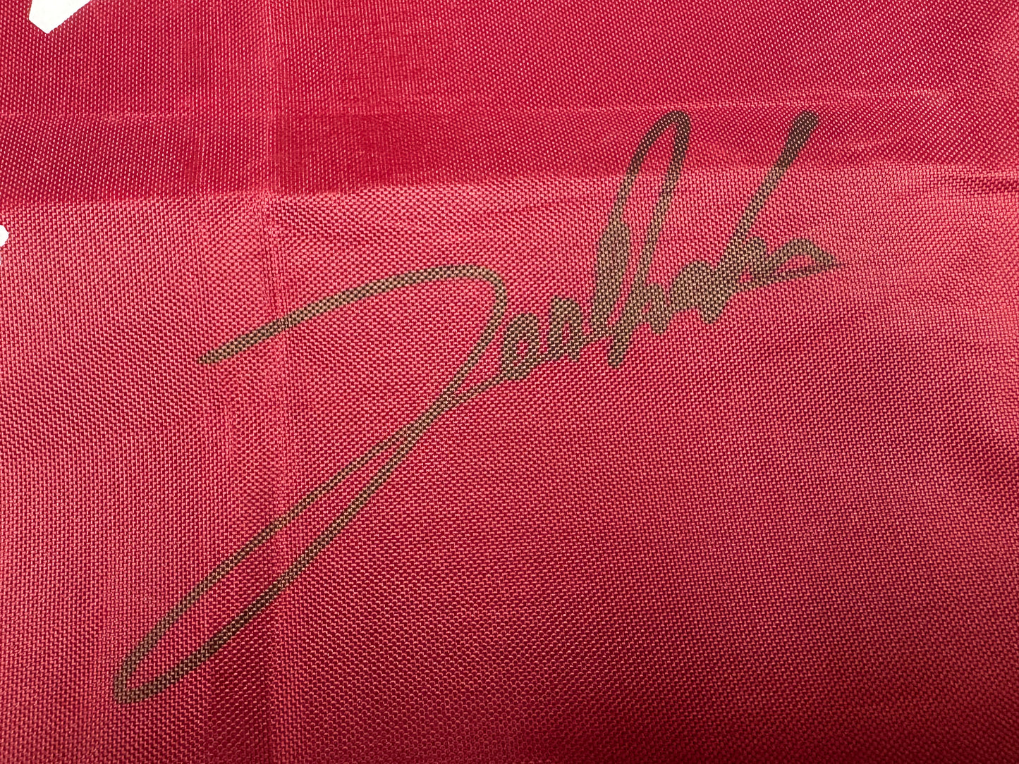 Jon Rahm Winner Signed 121st US Open at Torrey Pines Burgundy Golf Flag + Dealer COA