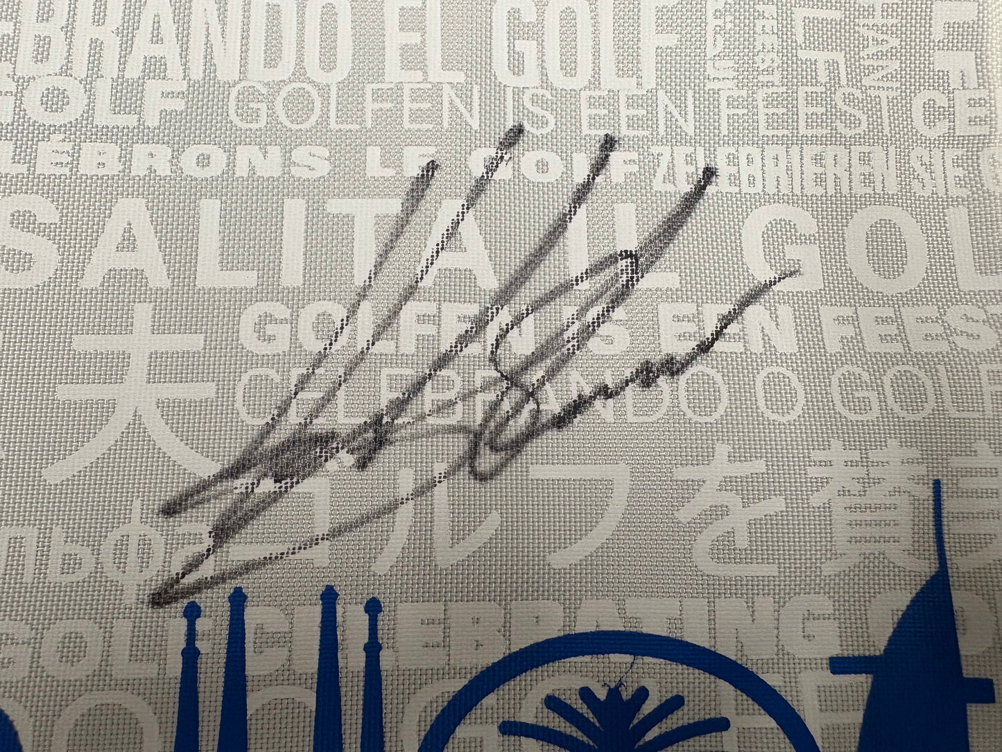 Henrik Stenson Signed European Tour Golf Flag + Dealer COA