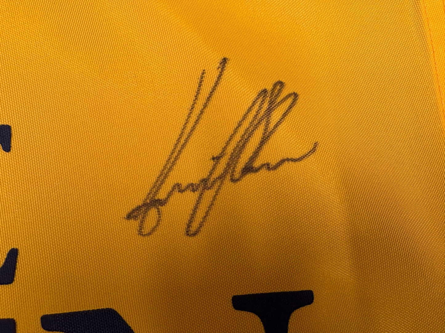 Henrik Stenson Winner Signed 145th Open at Royal Troon Golf Flag + Dealer COA