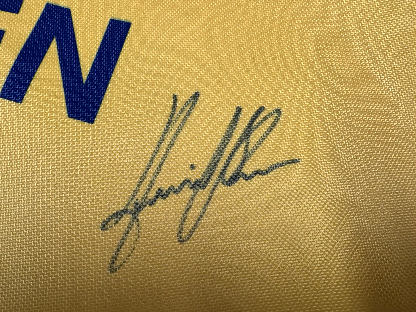 Henrik Stenson Winner Signed 145th Open at Royal Troon Golf Flag + Dealer COA