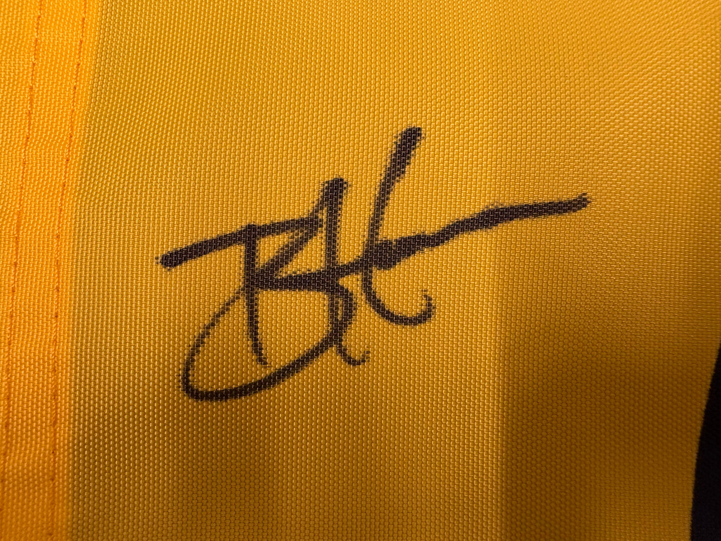 Brian Harman Winner Signed 151st Open at Royal Liverpool Golf Flag + Dealer COA