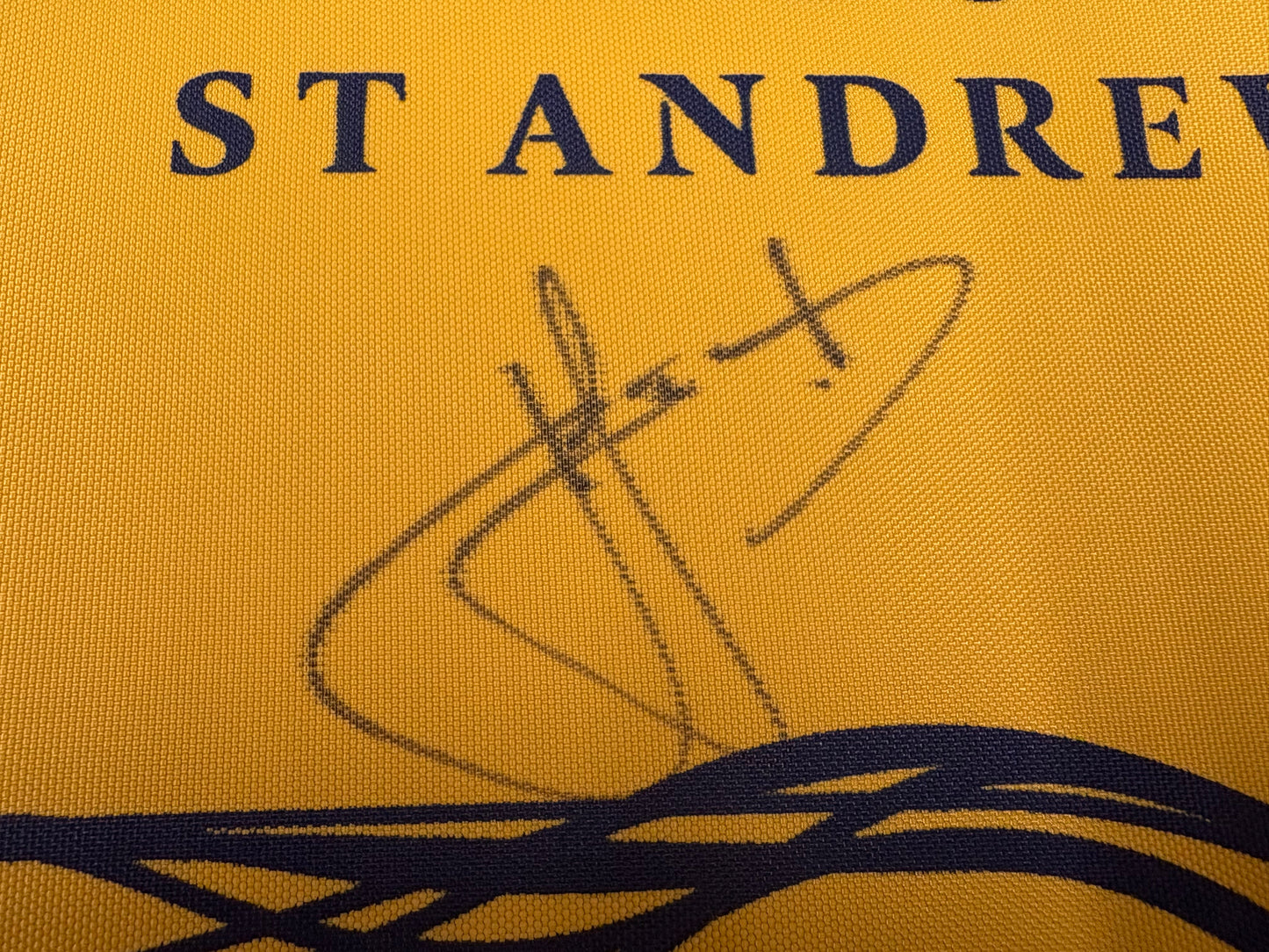 Cameron Smith Winner Signed 150th Open at St Andrews Golf Flag + Dealer COA