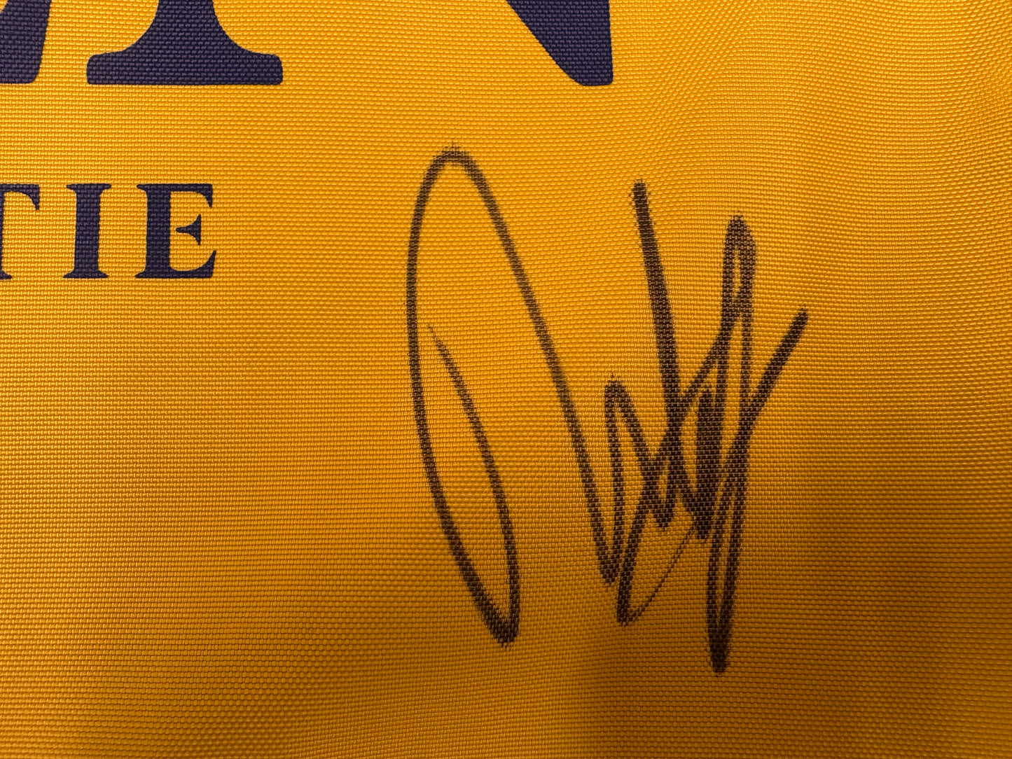 Francesco Molinari Winner Signed 147th Open at Carnoustie Golf Flag + Dealer COA