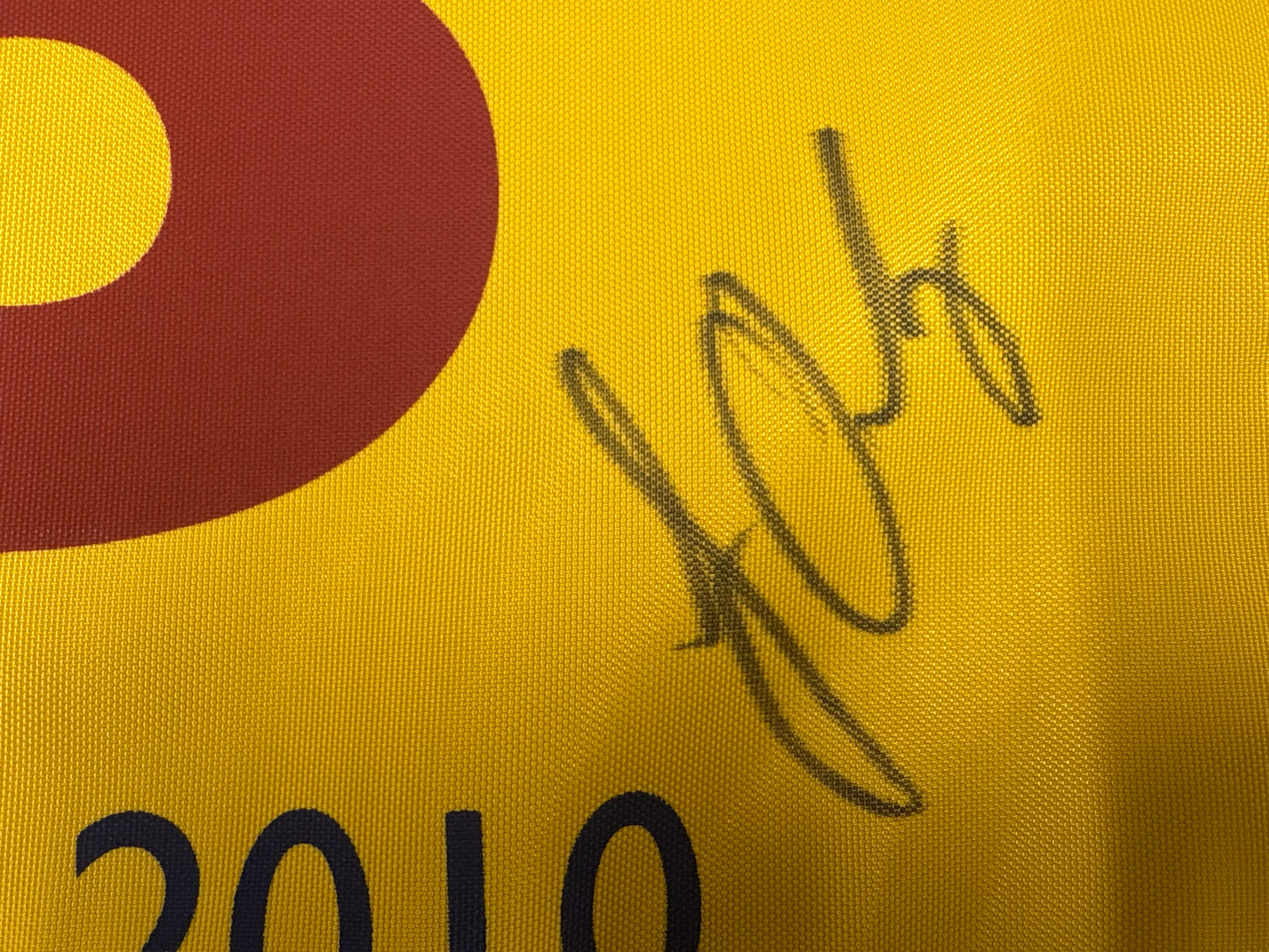 Louis Oosthuizen Winner Signed 2010 Open at St Andrews Golf Flag + Dealer COA