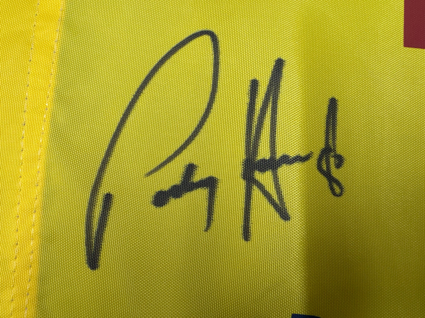 Pádraig Harrington Winner Signed 2008 Open at Royal Birkdale Golf Flag + Dealer COA