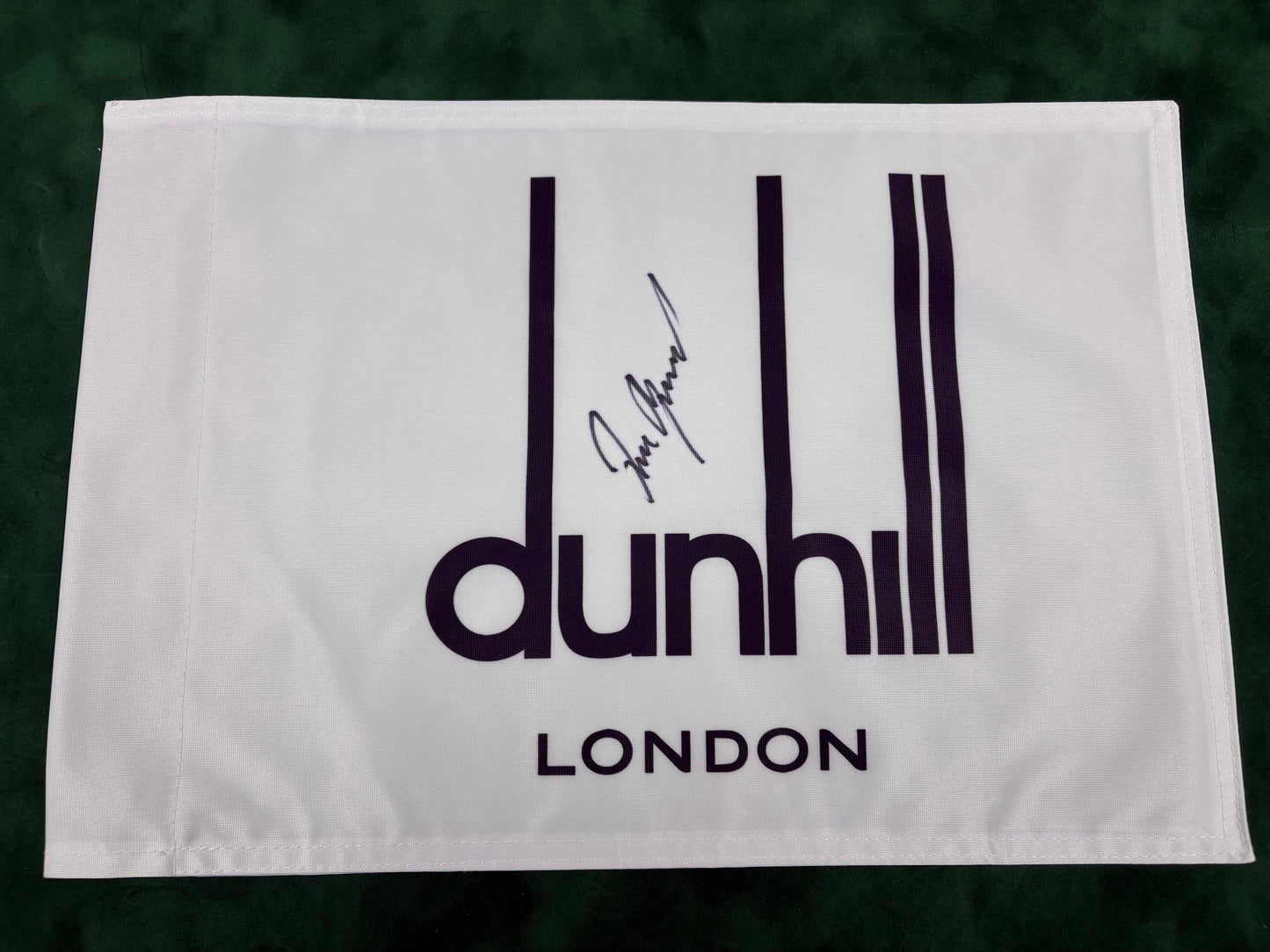 Lucas Bjerregaard 2018 Winner Signed Dunhill Links Course Used Golf Pin Flag + Dealer COA