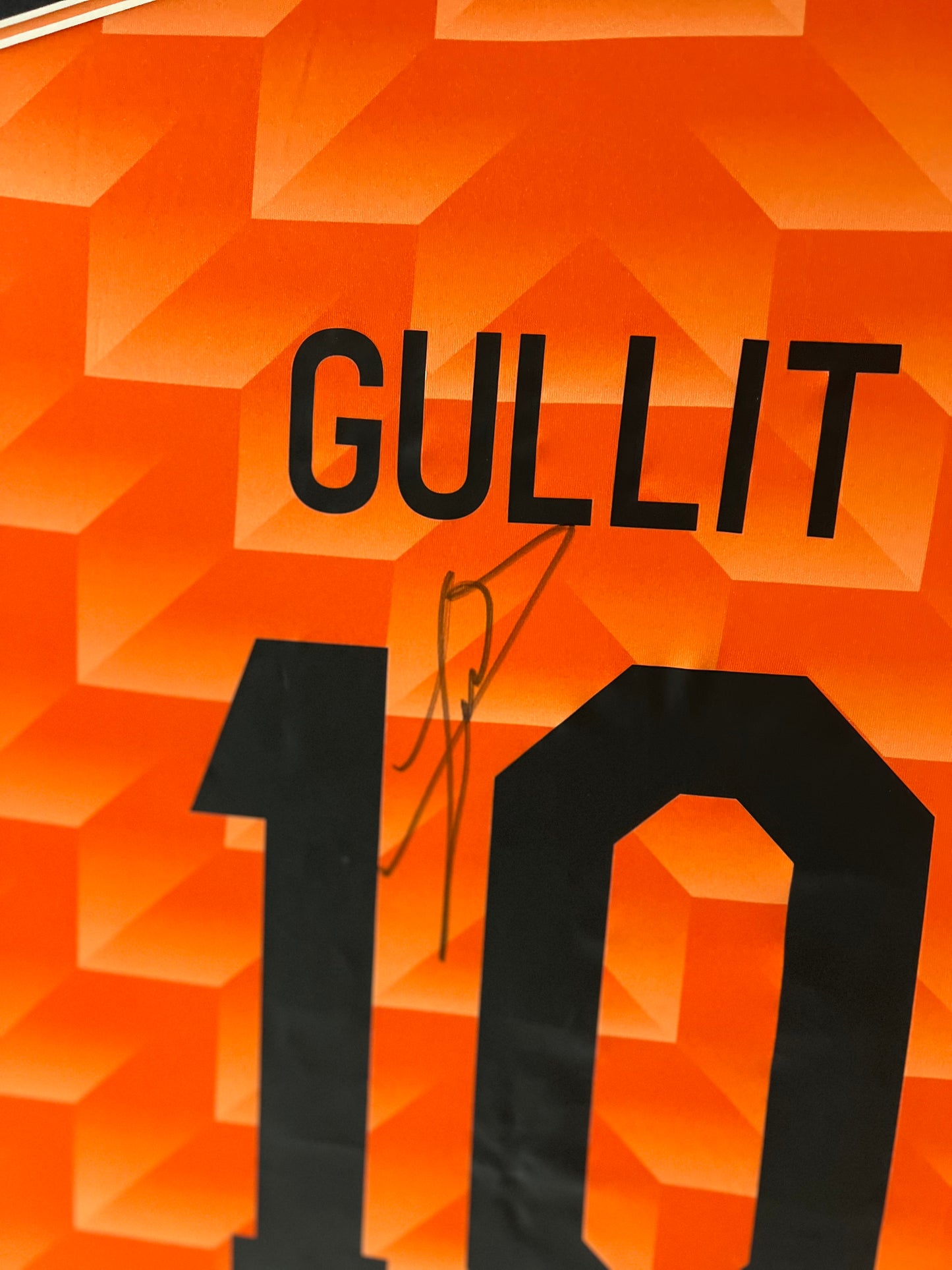 Ruud Gullit Dutch Legend Signed & Framed Netherlands Football Shirt + Dealer COA