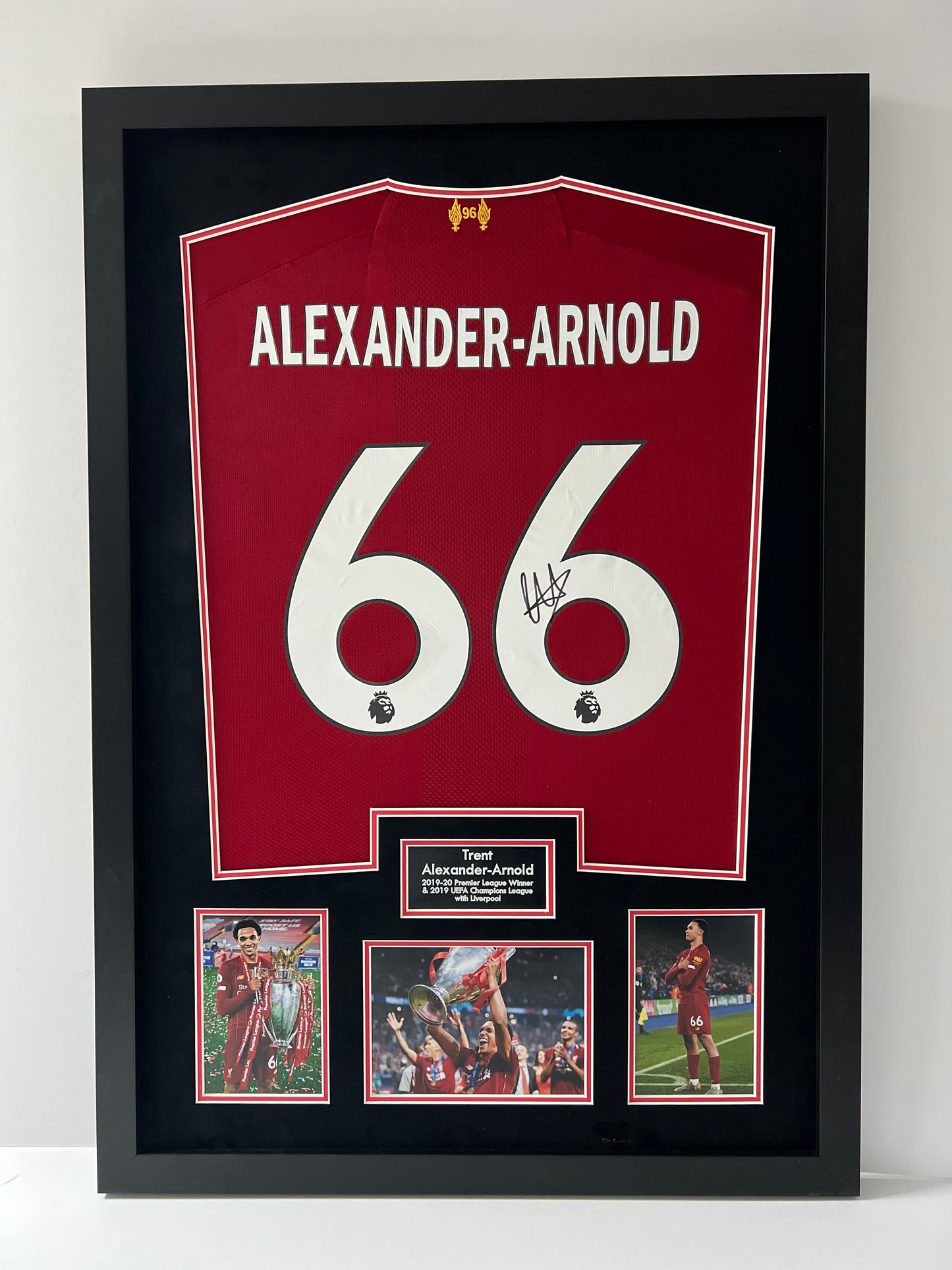 Trent Alexander-Arnold Signed & Framed Liverpool Shirt Display + Dealer COA
