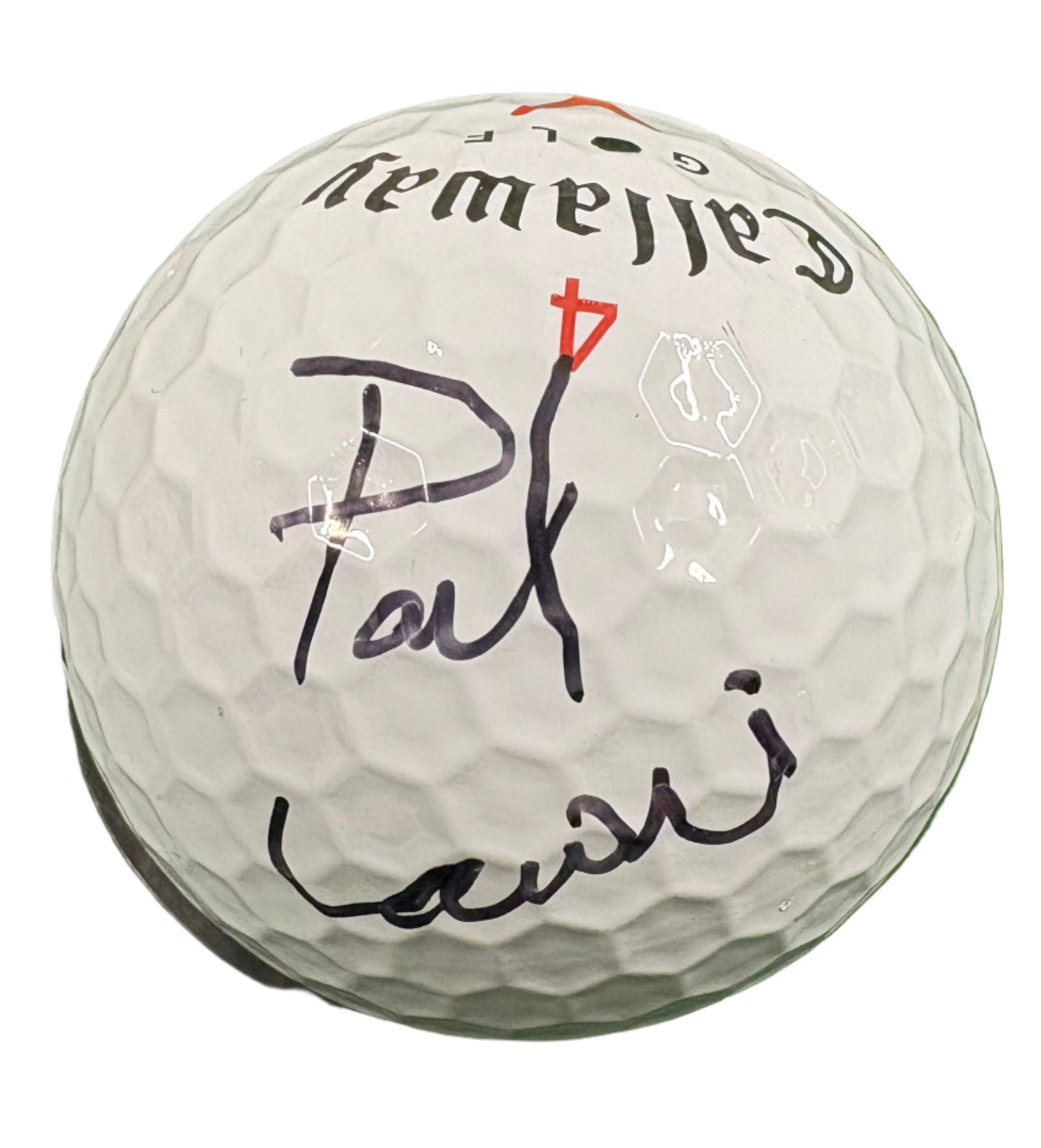 Paul Lawrie 2016 Team Europe Ryder Cup VC Signed Callaway Golf Ball + Cert