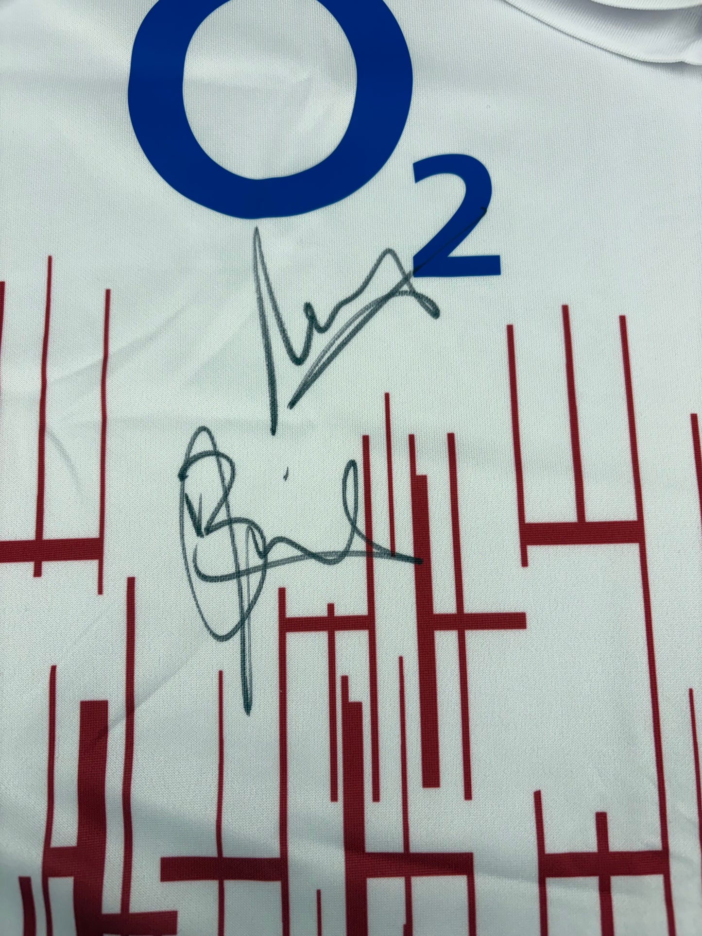 Billy & Mako Vunipola Signed England National Rugby Union Shirt + Dealer COA