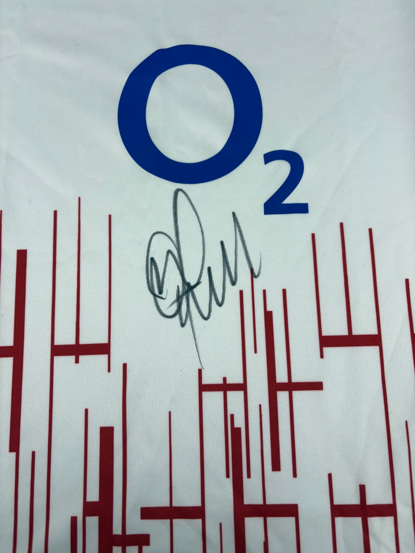 Saracens Rugby Union Player Owen Farrell Signed England National Shirt + COA