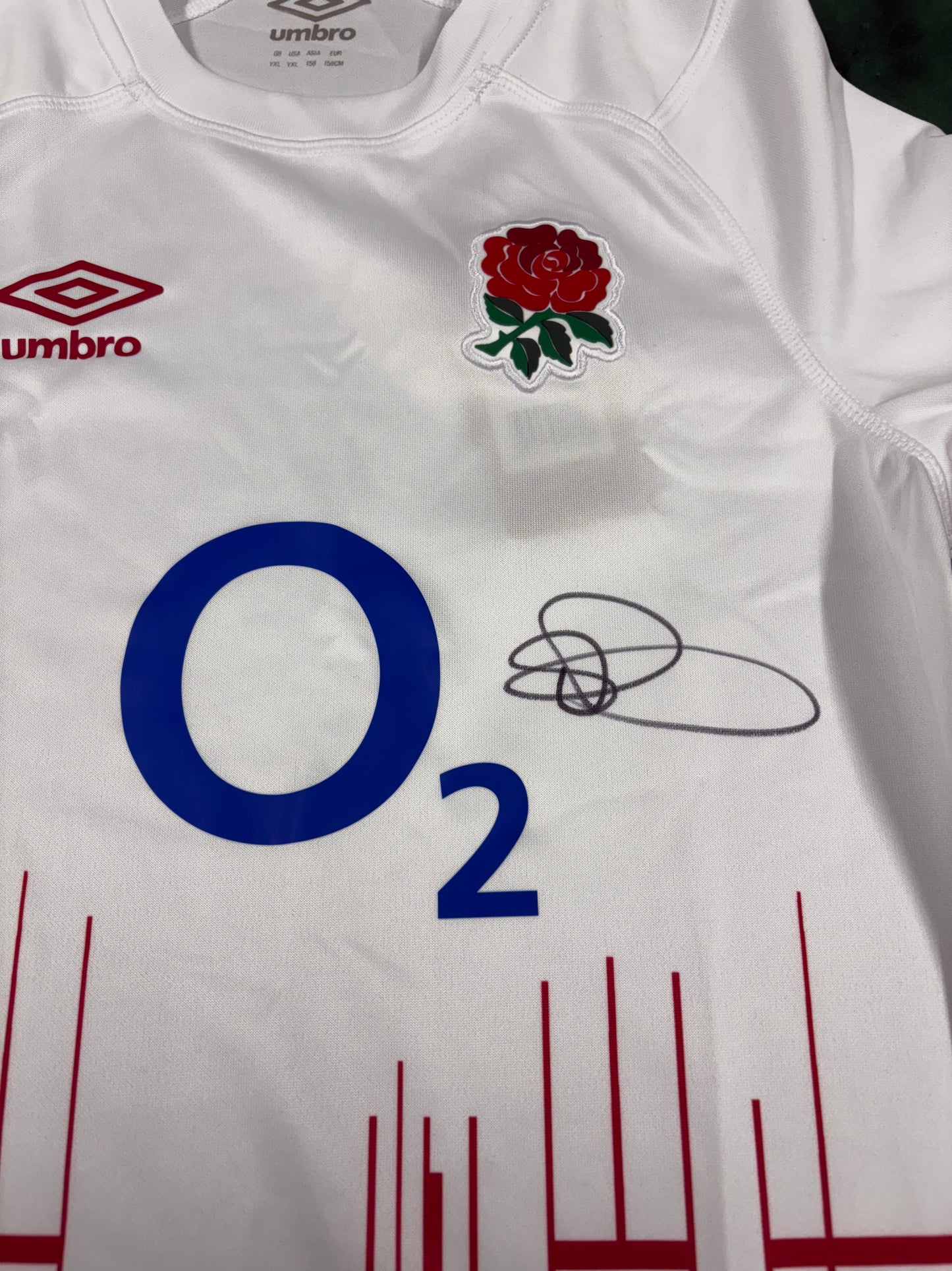 Saracens & England Rugby Union Player Elliott Daly Signed England Shirt + Dealer COA