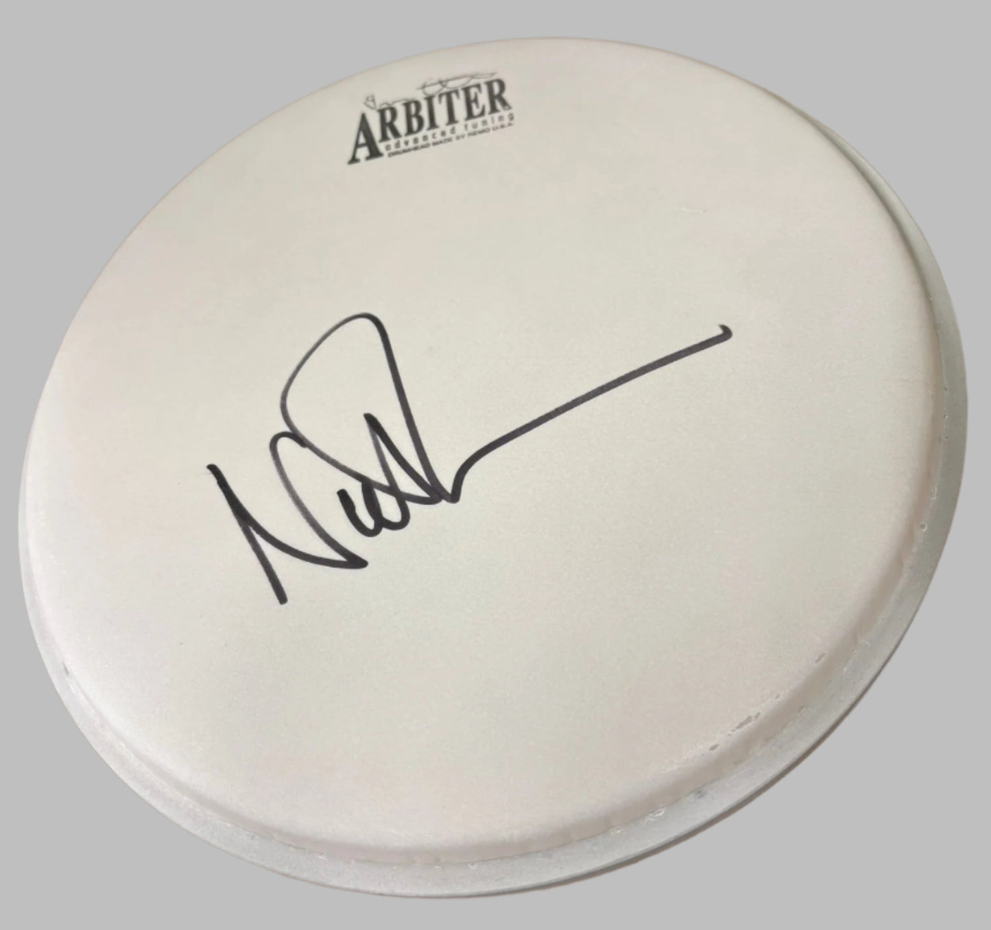 Nick Mason Pink Floyd Drummer Signed 10" Drum Skin + Dealer COA