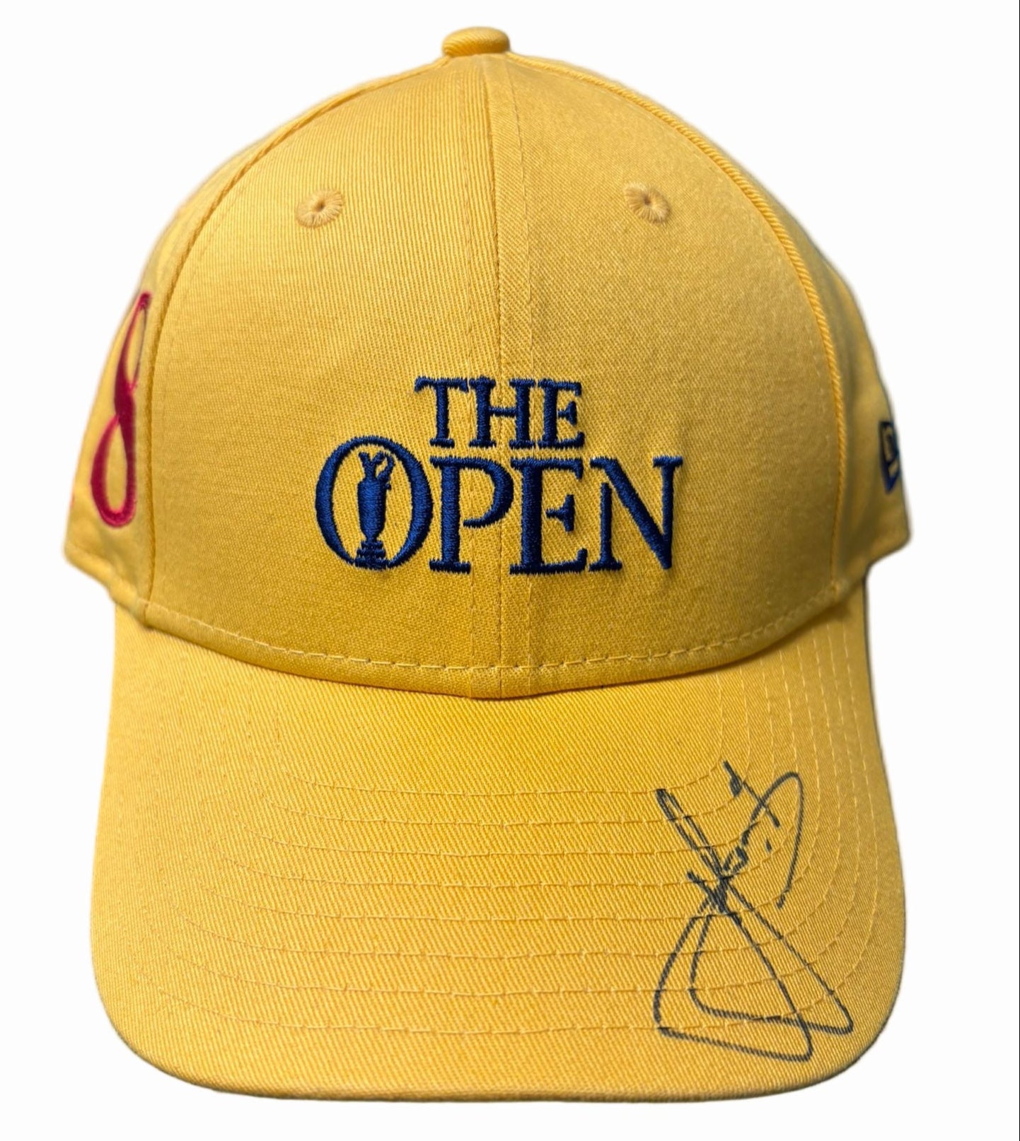 150th Open Champion Cam Smith Signed Yellow Golf Cap + Dealer COA