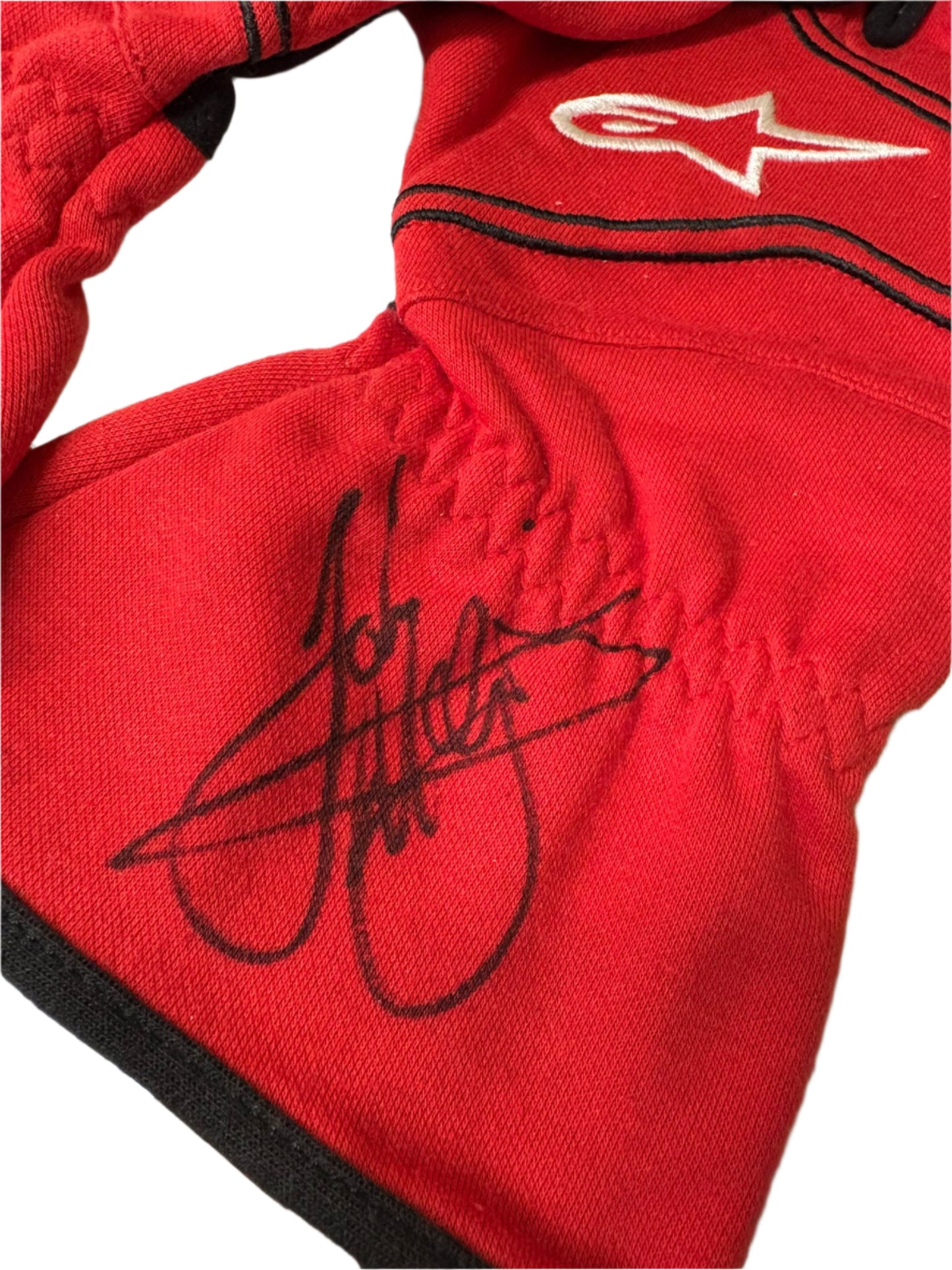 John McGuinness MotoGP Racer & Isle of Man TT Specialist Signed Alpine Star Racing Glove + Cert