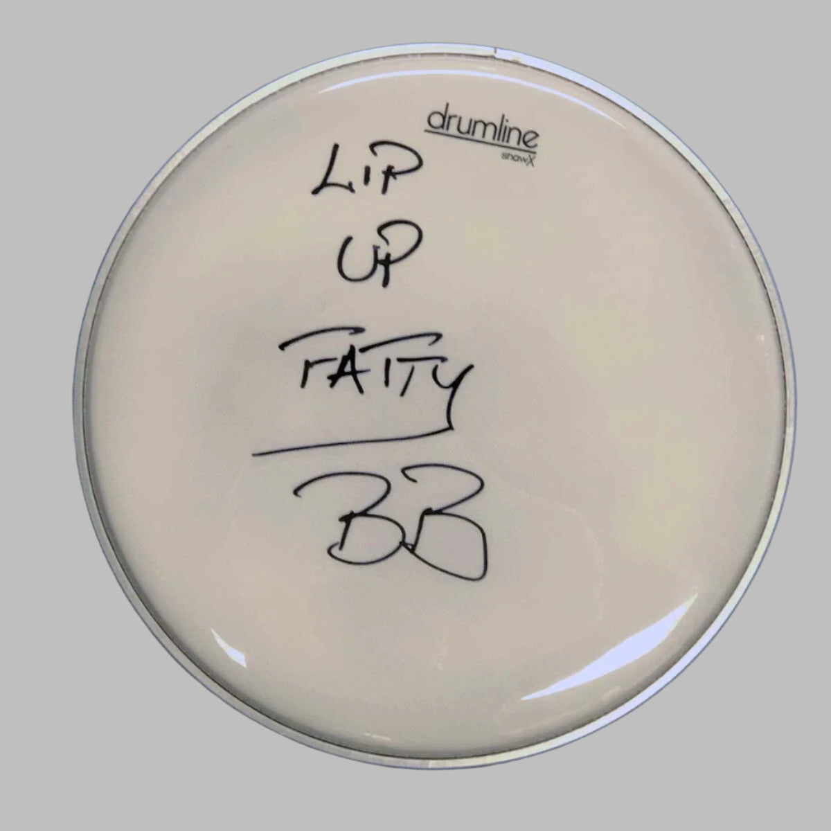 Buster Bloodvessel - Bad Manners Singer Signed Inscribed Drumskin + Dealer COA