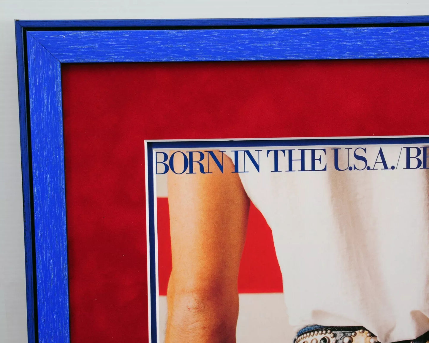 Bruce Springsteen 'Born in the USA' Framed & Signed Vinyl Display + Dealer COA