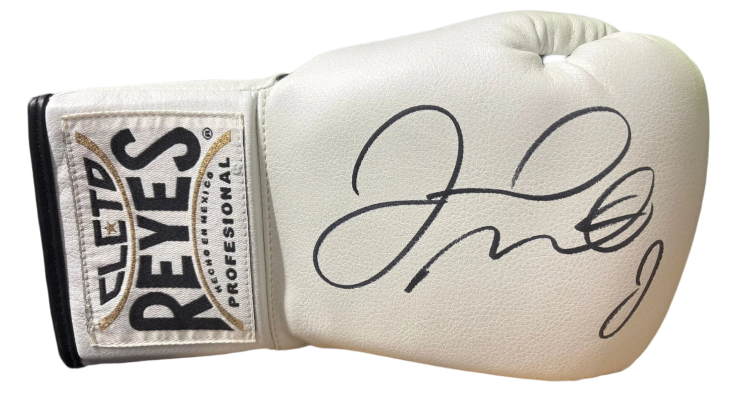 Floyd Mayweather Jr Signed White Cleto Reyes Right Boxing Glove + Dealer COA