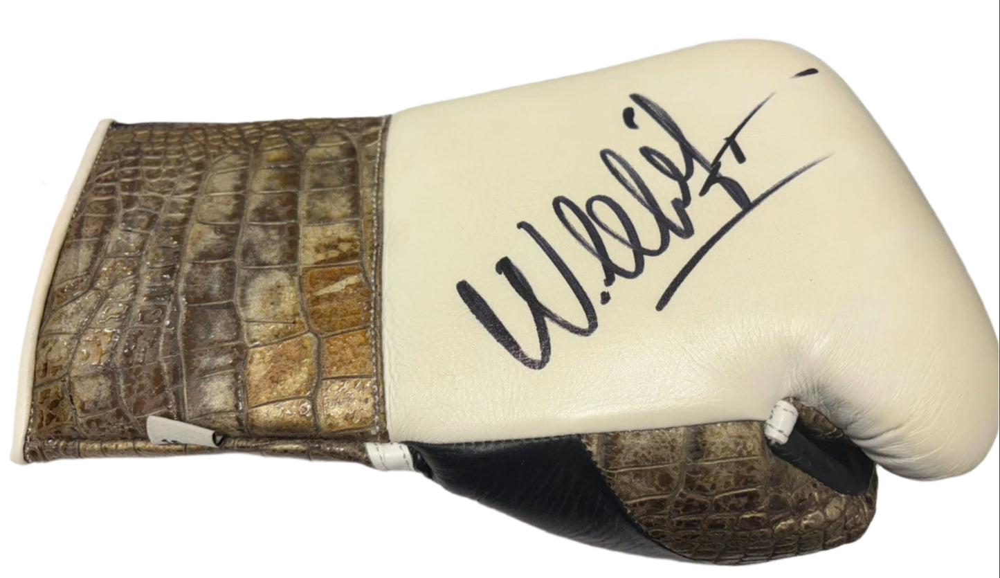 Wladimir Klitschko Ukrainian Heavyweight Boxer Signed White Boxing Glove + Cert (Left)