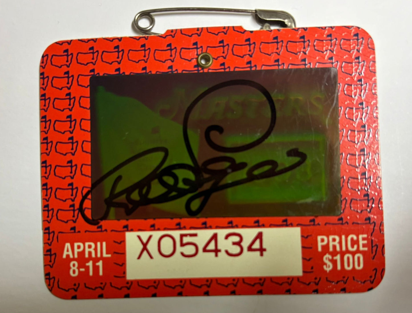 1993 Augusta Masters Ticket Signed by Winner Bernhard Langer + Dealer COA