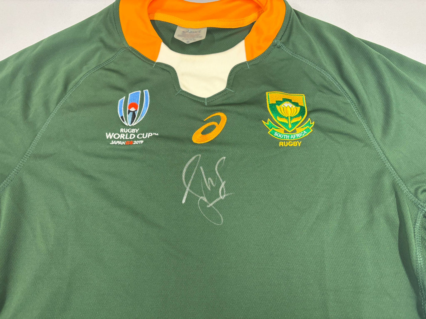 South Africa Rugby Captain Siya Kolisi Signed 2019 Rugby World Cup Shirt + Cert