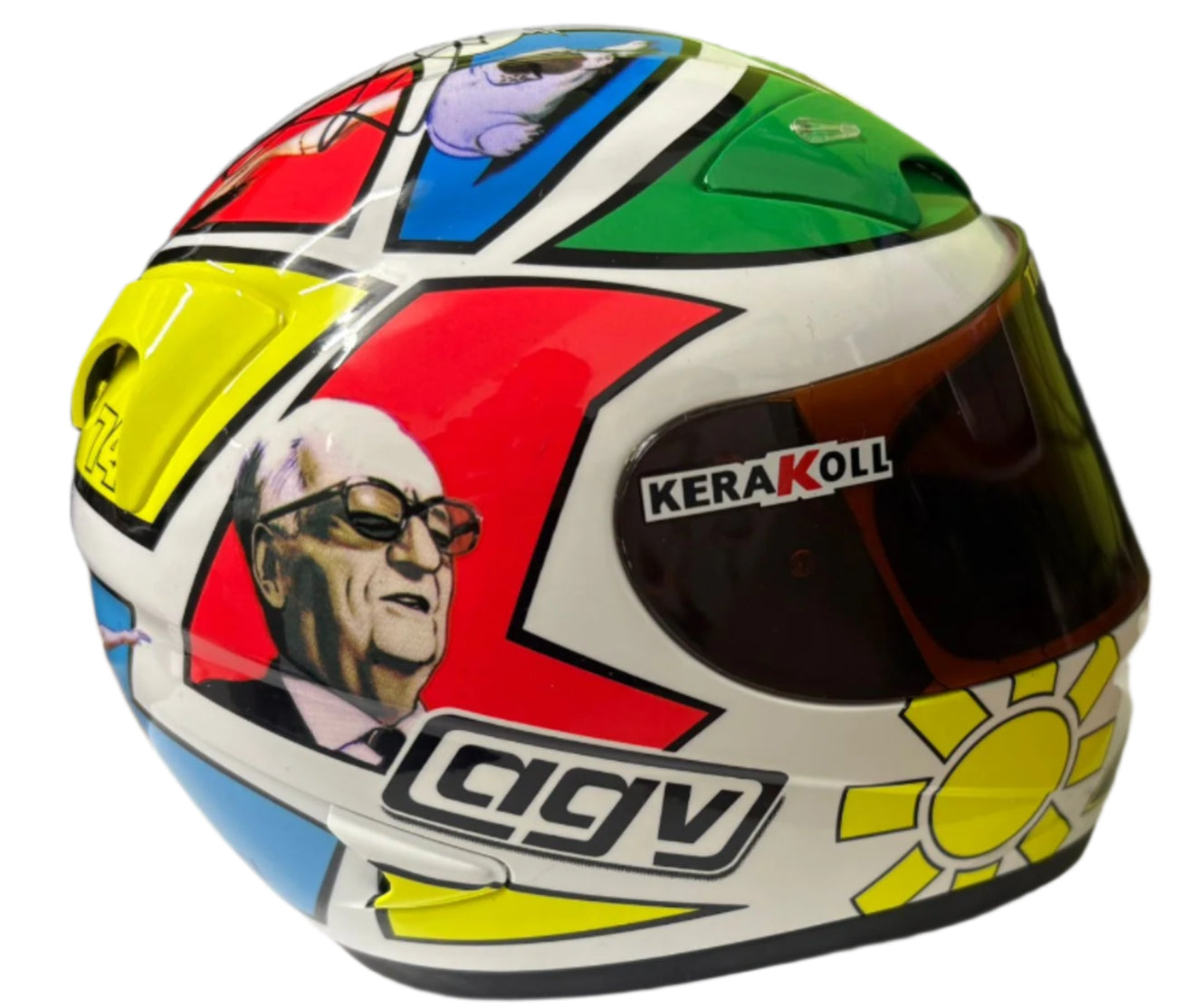 Valentino Rossi Signed Mugello 2006 Helmet (Milo Manara) 1:2 Scale + COA