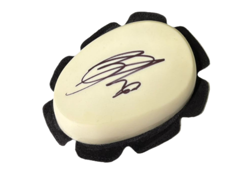 Francesco Bagnaia #63 Ducati Lenovo MotoGP Rider Signed White Knee Slider + COA