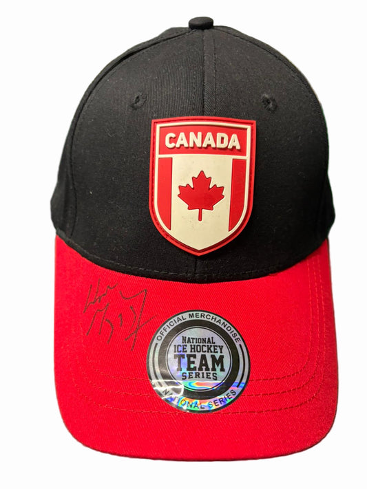 Canadian Olympic Ice Hockey Legend Wayne Gretzky Signed Cap + Dealer COA