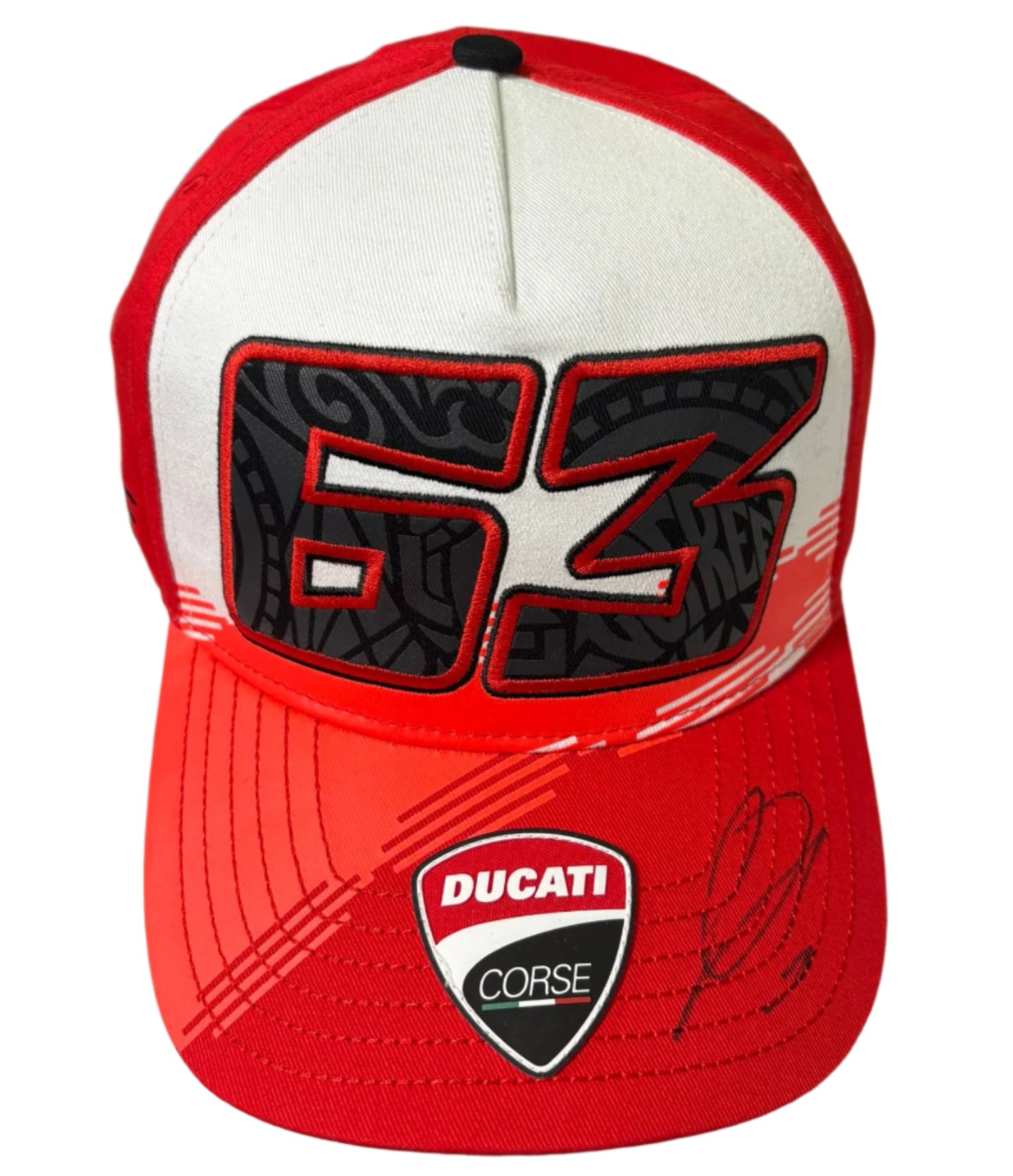 Francesco Bagnaia Signed #63 Ducati Corse MotoGP Cap + Dealer COA
