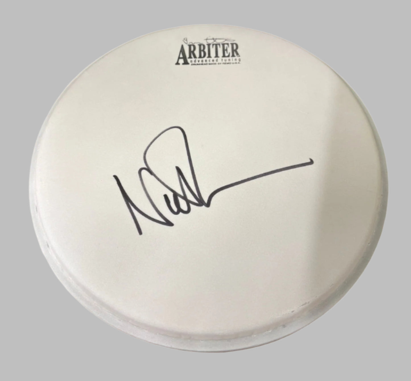 Nick Mason Pink Floyd Drummer Signed 10" Drum Skin + Dealer COA