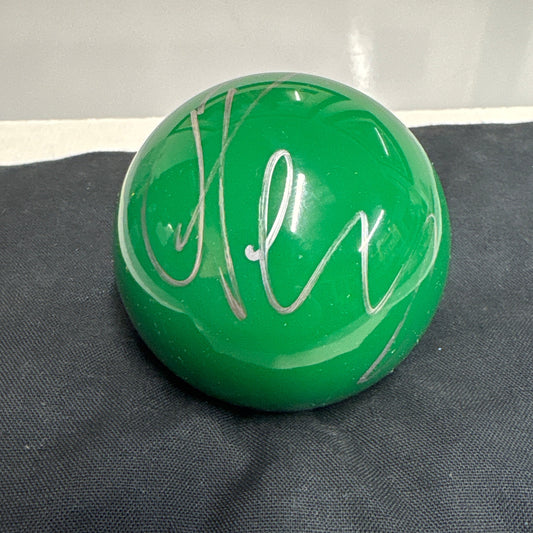 Joe Perry Signed GREEN Snooker Ball + Dealer COA