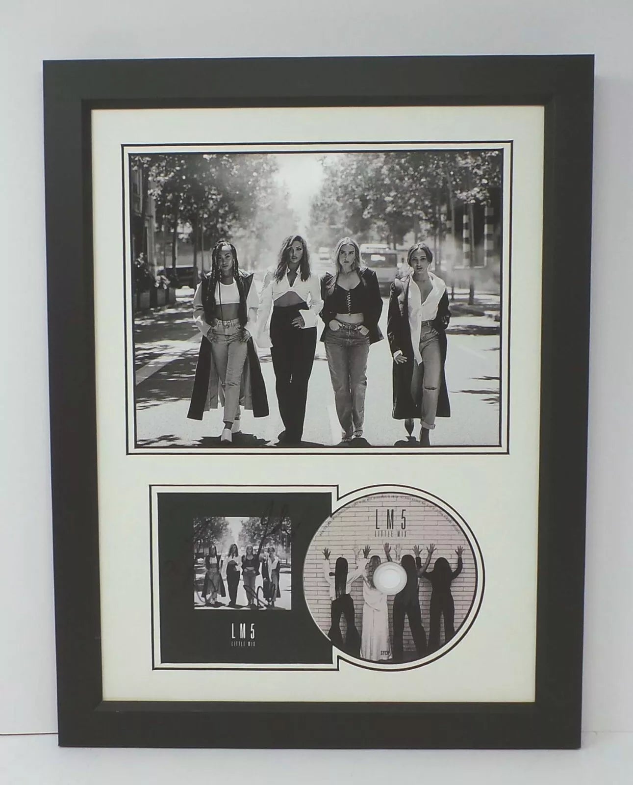 Little Mix British Girl Group Signed & Framed 'LM5' CD Display with COA