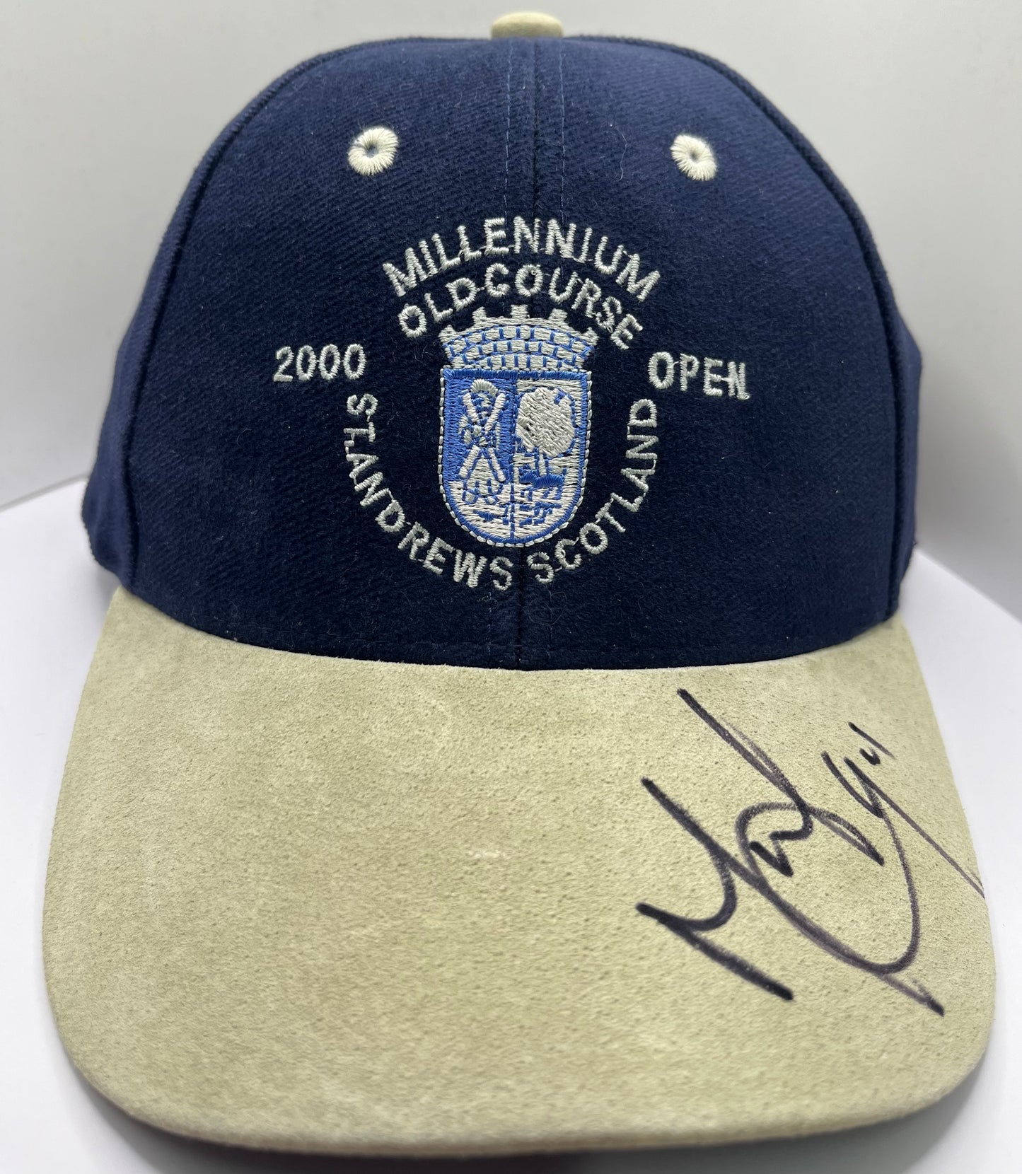 Michael Campbell Signed 2000 St Andrews Open Golf Cap with COA