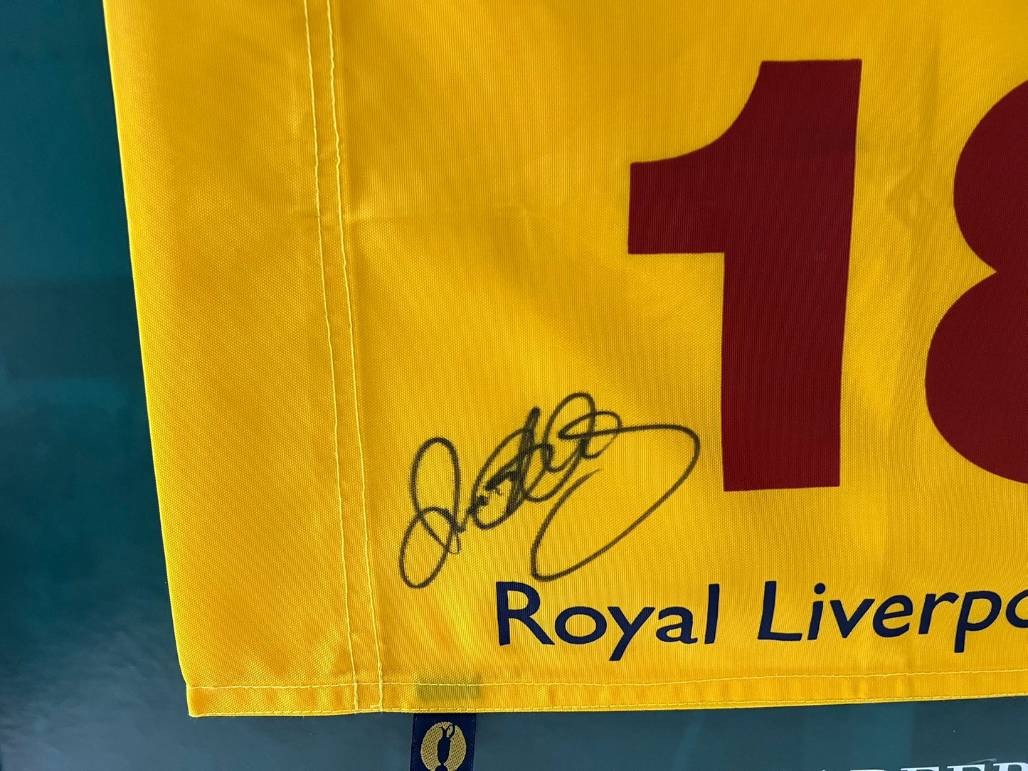 Rory McIlroy 2014 Open & Career Grand Slam Winner Signed Golf Flag Display + COA